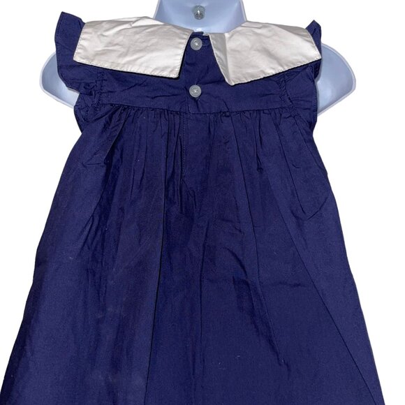 NWT Pumpkin Patch Sailor Dress Baby Girls 12 18 Months Sleeveless Diaper Cover - Picture 7 of 10